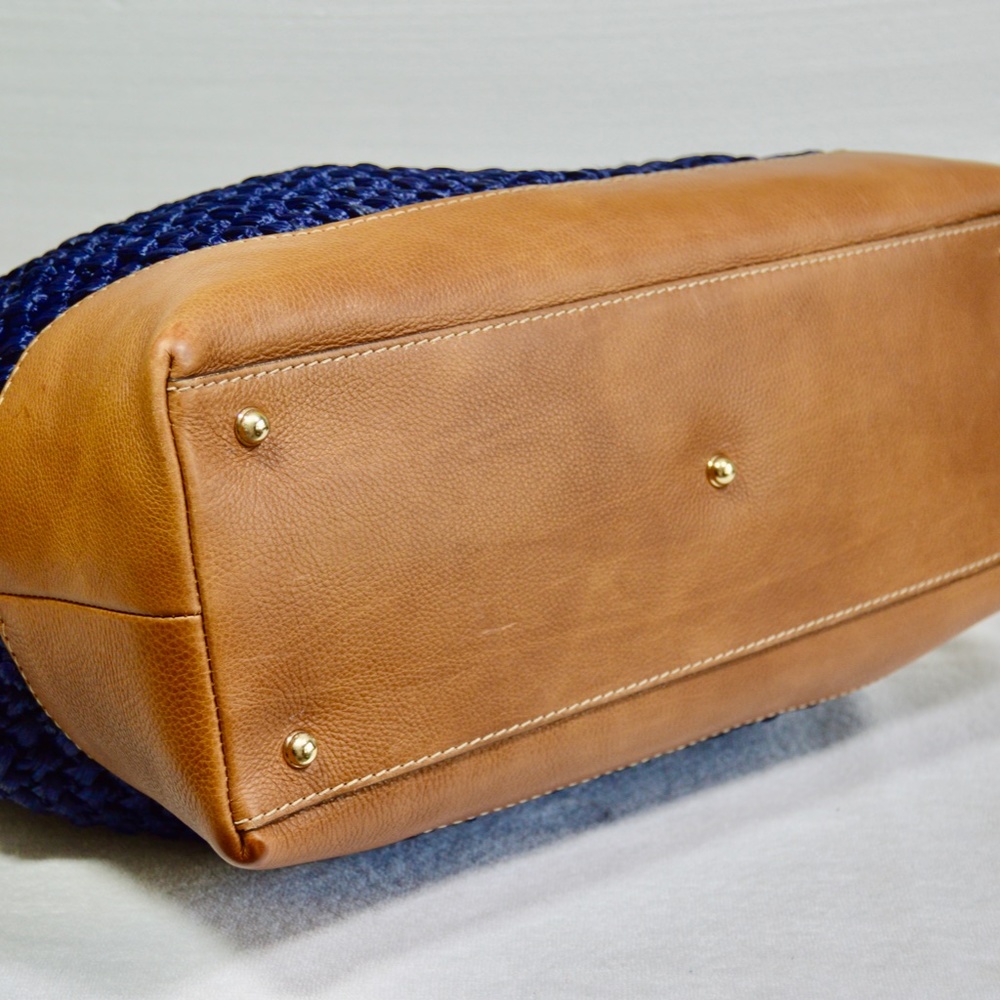 💯Authentic GUCCI Raffia Large Santa Monica Large Tote  Made in Italy  🇮🇹 - Picture 15 of 16